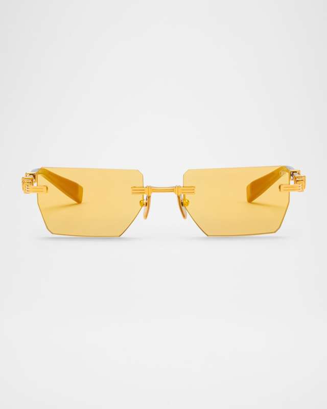 Pierre Titanium Rectangle Sunglasses